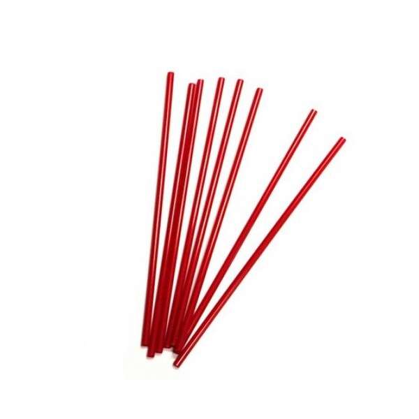 SafePro STIR5R 5-Inch Unwrapped Red Plastic Coffee Stirrer/Straw, 10000/CS