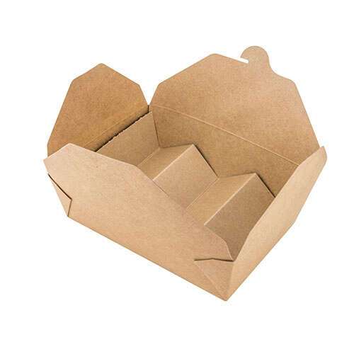 SafePro TACO0010 11-inch (Flat Length) x 6-inch (W) 2-3 Slots Craft Paper Taco Inset for SB03 Take-out Container, 600/CS