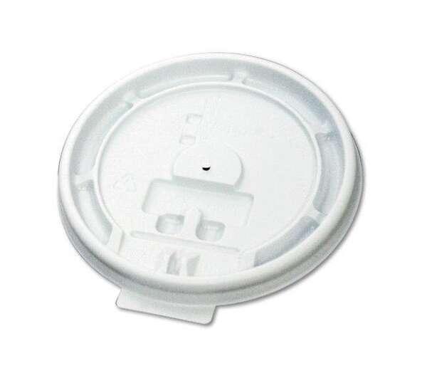 SafePro White Fold-Back Lids for 8 Oz. Paper Cups, 1000/CS
