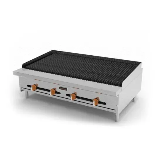 Sierra SRCB-48, 48-inch Charbroiler with 4 Burners, 128,000 BTU (Discontinued)
