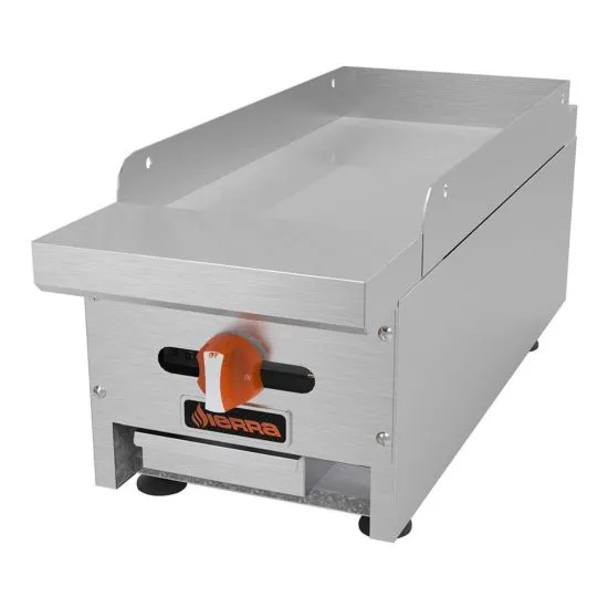 Sierra SRMG-12, 12-Inch Heavy-Duty Manual Gas Griddle, 23,000 BTU (Discontinued)