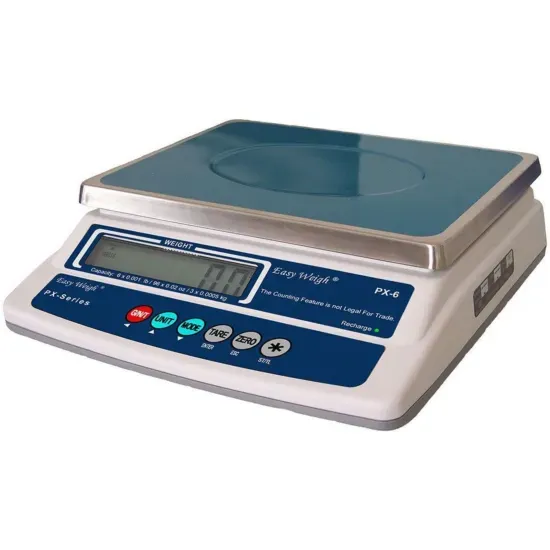 Skyfood PX-6, 6 lb Portion Control Scale w/ LCD Display, 11 4/5 x 8 2/3 Inch Platform