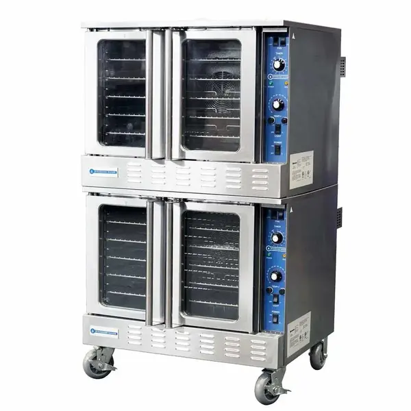 Standard Range SR-COE-DBL-208, Double Deck Full Size Electric Convection Oven - 208V, 3PH
