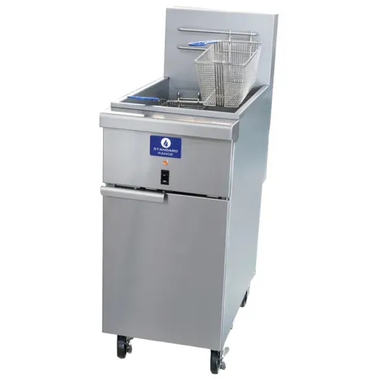Standard Range SR-EF50-208, 50 Lbs Electric Floor Fryer - 208V, 3 Phase