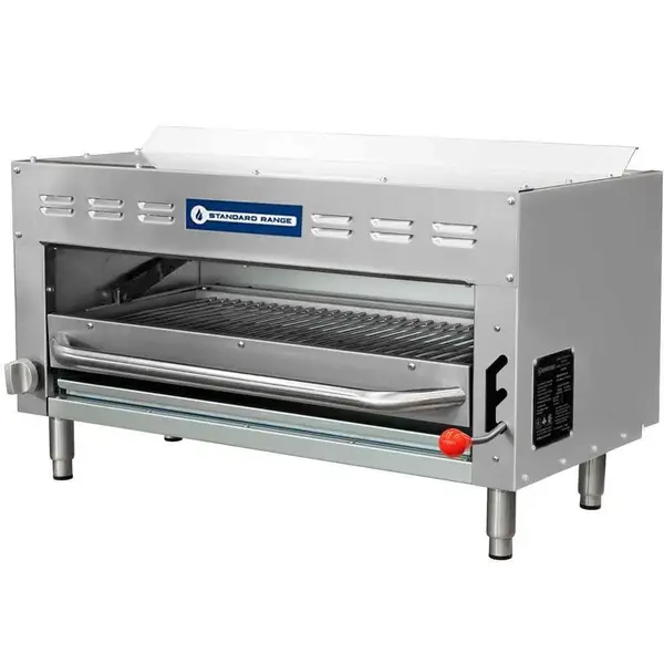 Standard Range SR-SM36-RM, 36-Inch Gas Salamander Infra-Red Broiler with 36-Inch Range Mounting Kit- 35,000 BTU