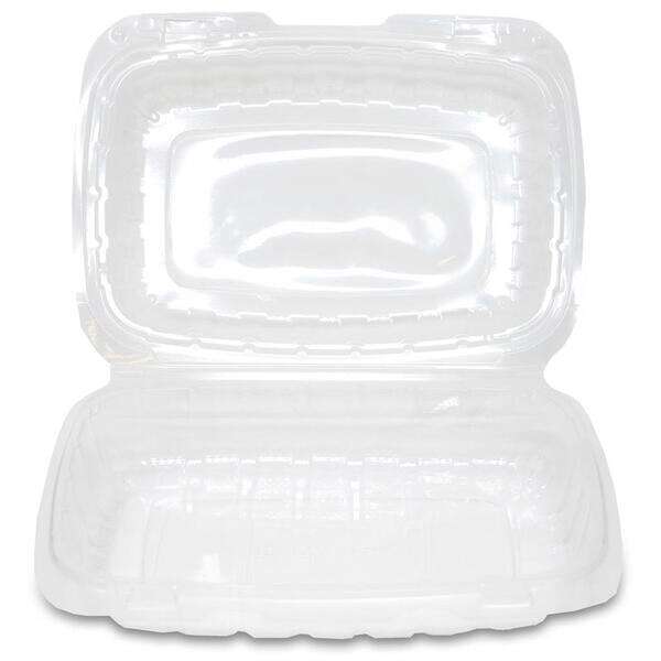 Sure Earth 113965, 9x6-Inch 1-Compartment MFPP-Like Plastic Hinged Container, 200/CS