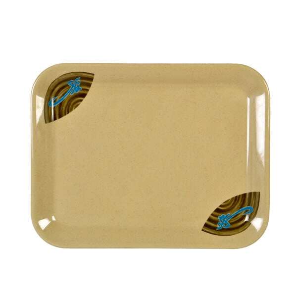 Thunder Group 0901J 13.12 x 10.25 Inch Asian Wei Melamine Small Tray, DZ