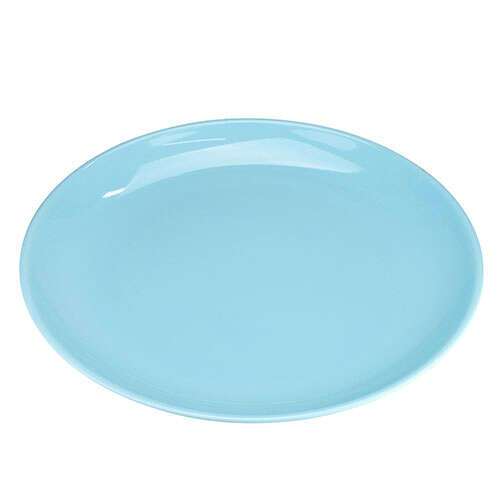 Thunder Group 1912 12 Inch Diameter Asian Blue Jade Melamine Round Plate, DZ