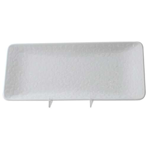 Thunder Group 24110WT 11.25 x 5 Inch Western Classic White Melamine Rectangular Plate, DZ