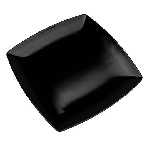 Thunder Group 29009BK 9 Inch Western Classic Black Melamine Square Plate, DZ