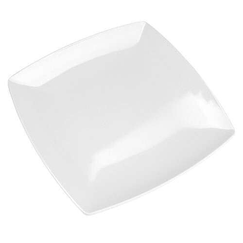 Thunder Group 29009WT 9 Inch Western Classic White Melamine Square Plate, DZ