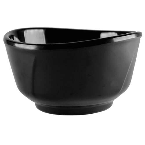 Thunder Group 39050BK 16 Oz 5.12 Inch Western Classic Black Melamine Bowl, DZ