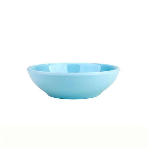 Thunder Group 3935 3 Oz 3.75 Inch Diameter Asian Blue Jade Melamine Sauce Dish, DZ