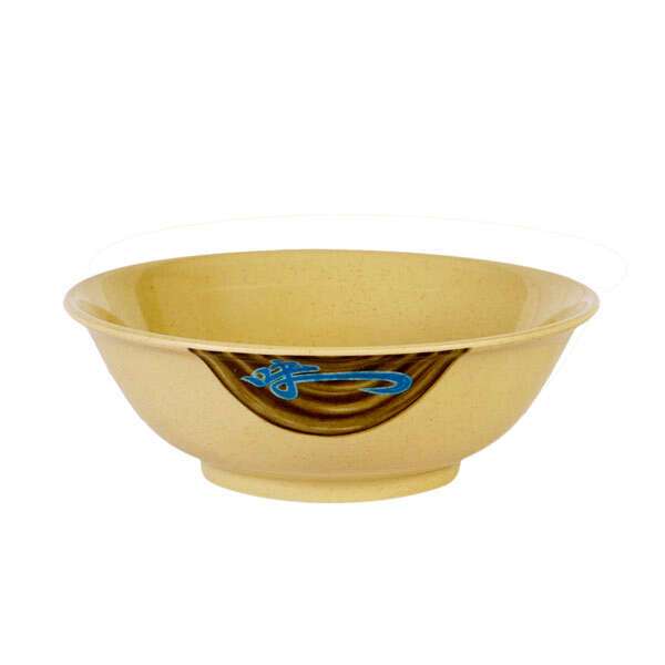 Thunder Group 5075J 52 Oz 8.75 Inch Asian Wei Melamine Round Rimless Bowl, DZ