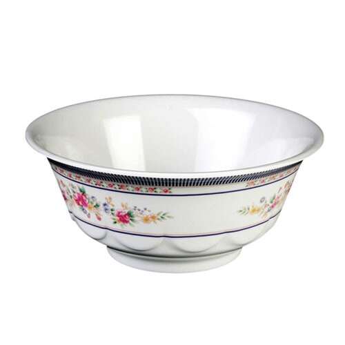 Thunder Group 5265AR 25 Oz 6.25 Inch Asian Rose Melamine Round Scalloped Bowl, DZ