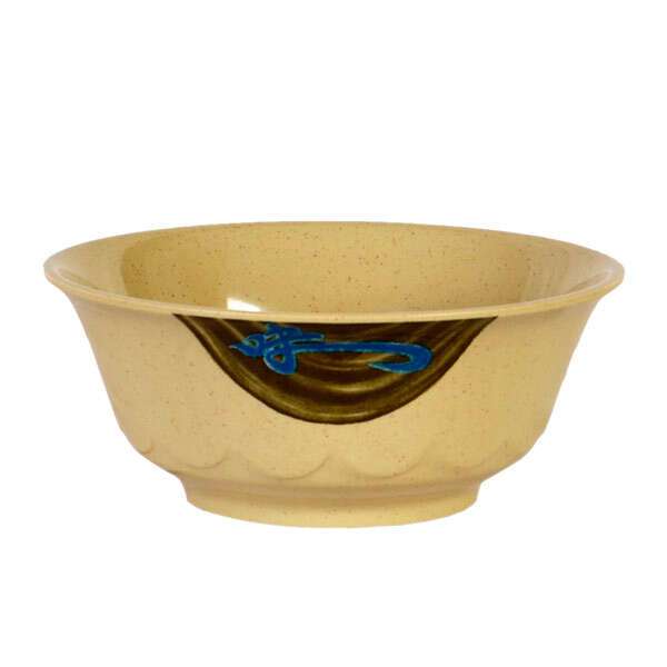 Thunder Group 5275J 34 Oz 7.25 Inch Asian Wei Melamine Scalloped Bowl, DZ