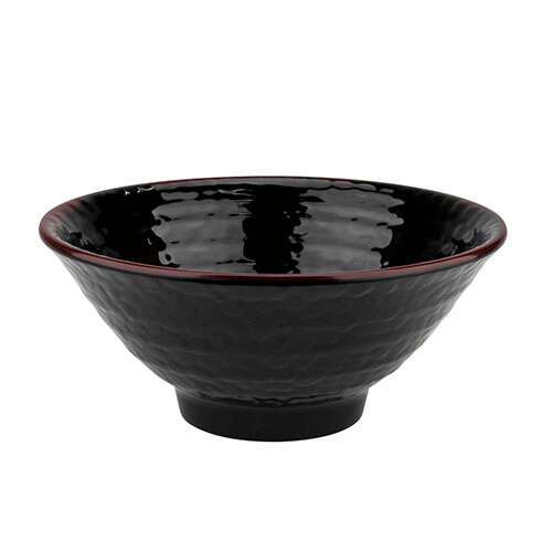 Thunder Group 5780TM 32 Oz 7.5 Inch Asian Tenmoku Round Melamine Soup Bowl, DZ