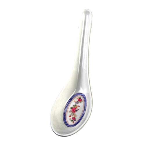 Thunder Group 7004AR.75 Oz 5.25 x 1.75 Inch Asian Rose Melamine Spoon, DZ