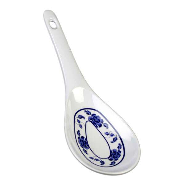 Thunder Group 7007B 2.5 Oz 6.25 x.75 Inch Asian Lotus Melamine Ladle/Spoon, DZ