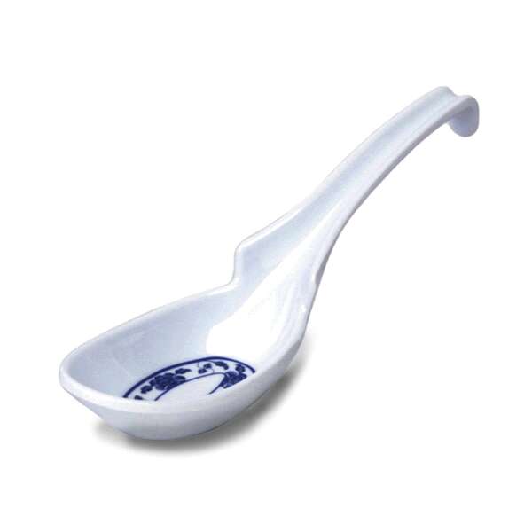 Thunder Group 7100TB 1 Oz 6.25 x 1.75 Inch Asian Lotus Melamine Soup Spoon, DZ