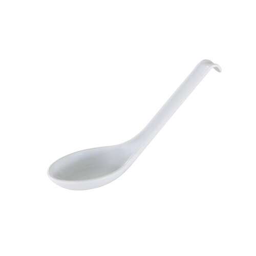 - 7200WT 0.6 Oz 6 X 1.75 Inch Western Classic White Melamine Soup Spoon, DZ