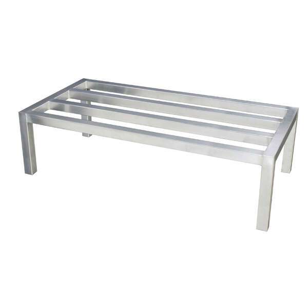 Thunder Group ALDN2048E, 20"x48"x8 Aluminum Dunnage Rack, 1500 Lbs Capacity