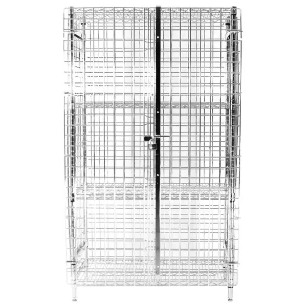 Thunder Group CMSC243663, 24"X36"x63" Security Cage Only, Heavy Duty, Chrome Finish