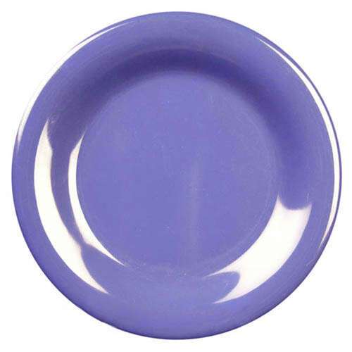 Thunder Group CR005BU 5.5 Inch Western Purple Wide Rim Melamine Plate, DZ
