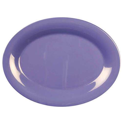Thunder Group CR213BU 13.5 x 10.5 Inch Western Purple Melamine Platter, DZ