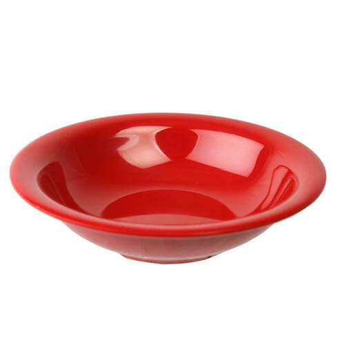 Thunder Group CR5716PR 18 Oz 7.5 Inch Western Red Melamine Soup Bowl, DZ