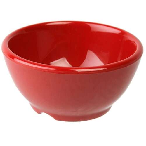 Thunder Group CR5804PR 10 Oz 4.63 Inch Western Red Melamine Soup Bowl, DZ