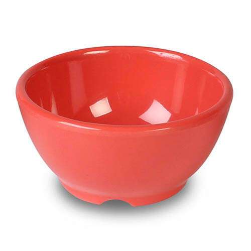 Thunder Group CR5804RD 10 Oz 4.63 Inch Western Orange Melamine Soup Bowl, DZ