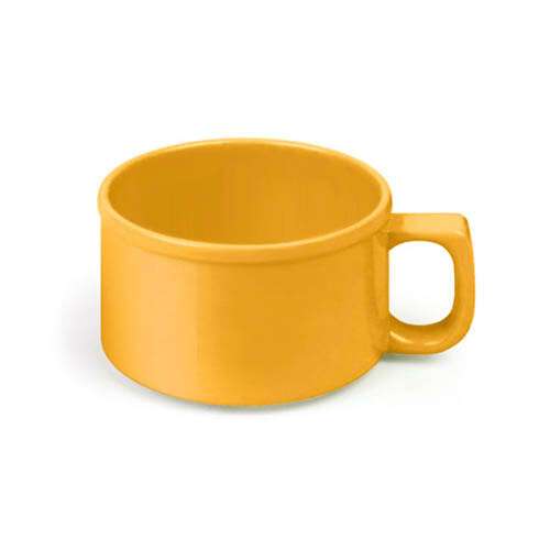 Thunder Group CR9016YW 10 Oz 4 Inch Western Yellow Melamine Soup Mug, DZ