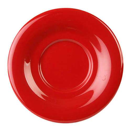Thunder Group CR9108PR 5.5 Inch Western Red Melamine Saucer, DZ