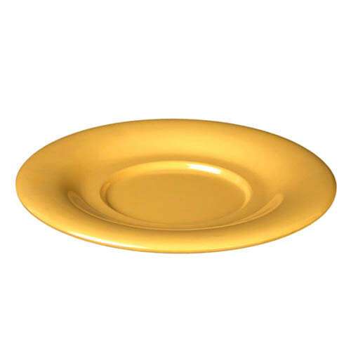 Thunder Group CR9108YW 5.5 Inch Western Yellow Melamine Saucer, DZ