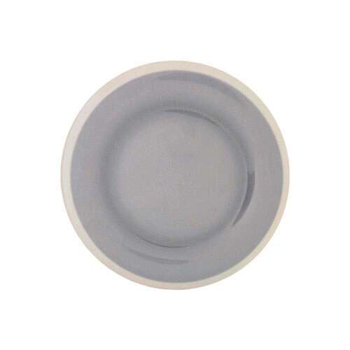 Thunder Group DM007H 7.8 Inch Western Graham Gray Melamine Round Wide Rim Plate, DZ