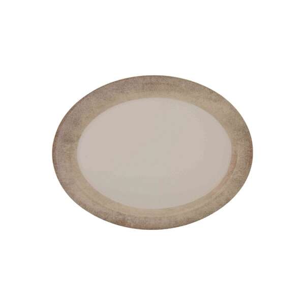 Thunder Group DM213J 13.5 x 10.5 Inch Western Jazz Melamine Oval Platter, DZ
