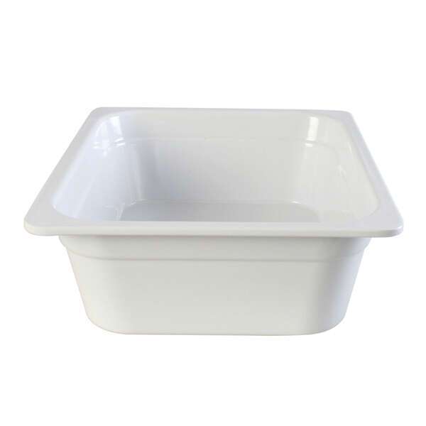 Thunder Group GN1124W, Half Size 4-Inch Deep Melamine Anti-Jam Pan, White