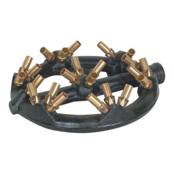 Thunder Group IRBR002CN, Cast Iron Base with Copper Nozzle Jet Burner, Natural Gas, 110,000 BTU, EA