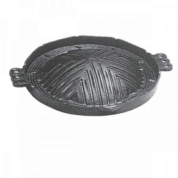 Thunder Group IRTP002, 11x1-inch Cast Iron Heavy-duty Barbecue Plate with Handle, EA