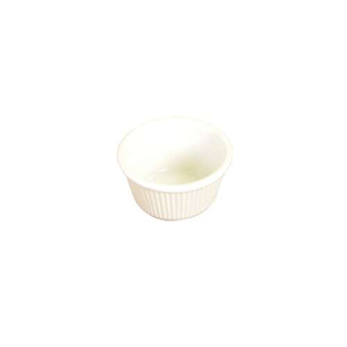 Thunder Group ML507B1 1.5 Oz 2.5 Inch Fluted Melamine Round Bone Ramekin, DZ