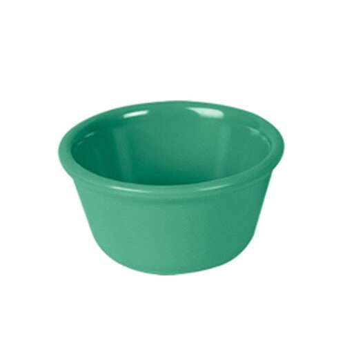 - ML536GR1 2.5 Oz 2.8 Inch Smooth Melamine Round Green Ramekin, DZ