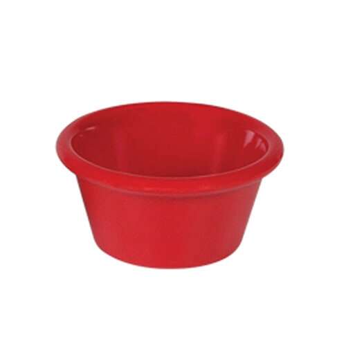 - ML536PR1 2.5 Oz 2.8 Inch Smooth Melamine Round Pure Red Ramekin, DZ