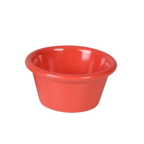 Thunder Group ML536RD1 2.5 Oz 2.8 Inch Smooth Melamine Round Orange Ramekin, DZ
