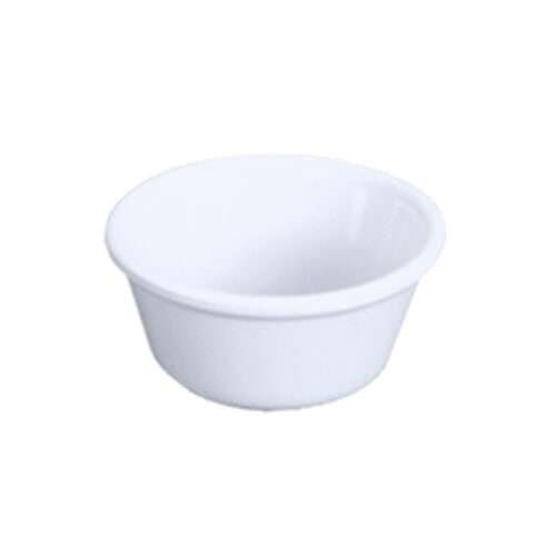 Thunder Group ML537W1 3 Oz 3.12 Inch Smooth Melamine Round White Ramekin, DZ