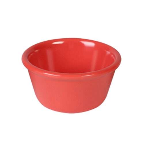 Thunder Group ML538RD1 4 Oz 3.38 Inch Smooth Melamine Round Orange Ramekin, DZ