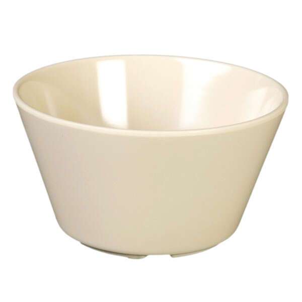Thunder Group NS302T 8 Oz 3.8 Inch Western Nustone Tan Melamine Round Beige Bouillon Cup, DZ