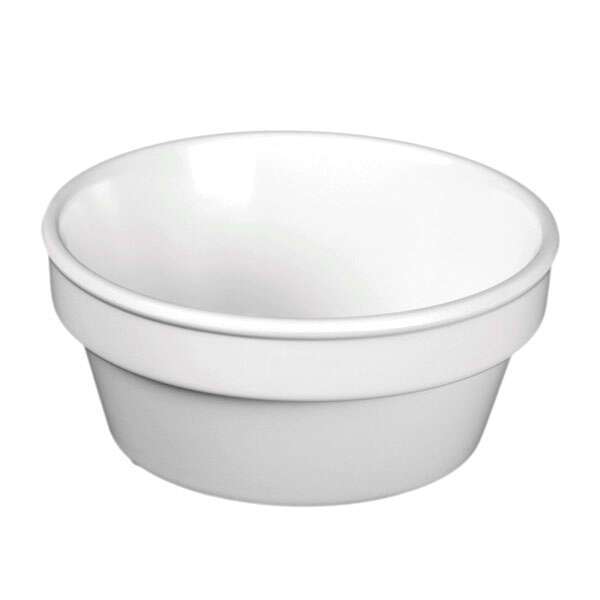 Thunder Group NS502W 2.5 Oz 2.8 Inch Western Nustone White Melamine Round Sauce Cup/Ramekin, DZ