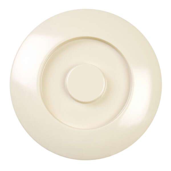 Thunder Group NS608CT 8.25 Inch Western Nustone Tan Melamine Round Beige Lid for 8.25 Inch Servers, DZ