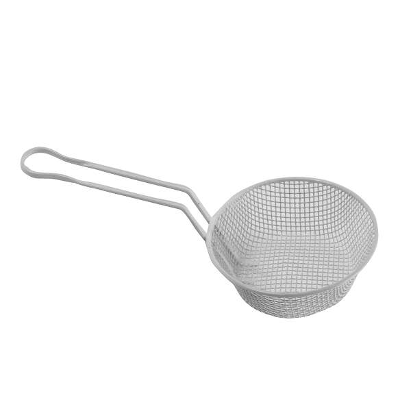 - PLBB008C, 8-Inch Plastic Round Coarse Mesh Breading Basket